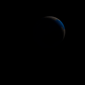 The artist's impression of Kepler-1048 Ab artist's rendition
