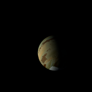 The artist's impression of Kepler-1079 Ab artist's rendition