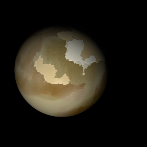 The artist's impression of Kepler-1315 Ac artist's rendition