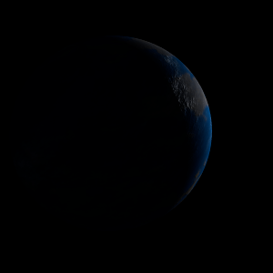 The artist's impression of Kepler-1319 Ab artist's rendition