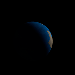 The artist's impression of Kepler-136 Ac artist's rendition