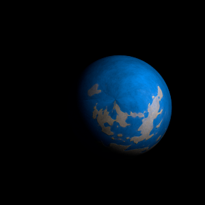 The artist's impression of Kepler-1388 Ae artist's rendition