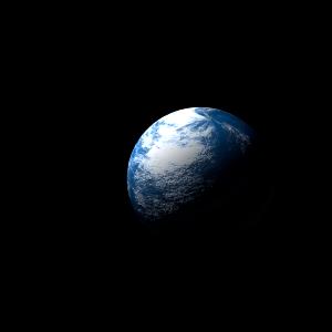 The artist's impression of Kepler-1480 Ab artist's rendition