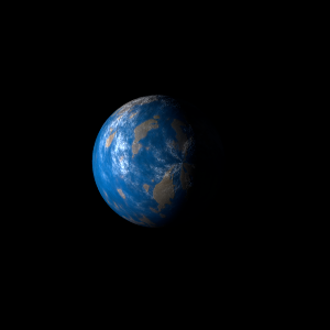 The artist's impression of Kepler-1644 Ab artist's rendition