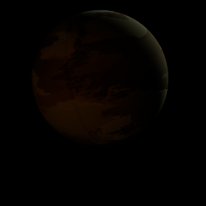 The artist's impression of Kepler-1693 c artist's rendition
