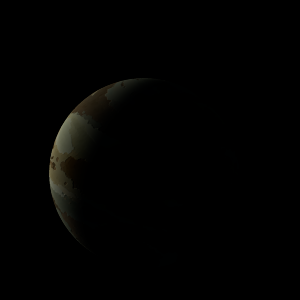 The artist's impression of Kepler-1734 b artist's rendition