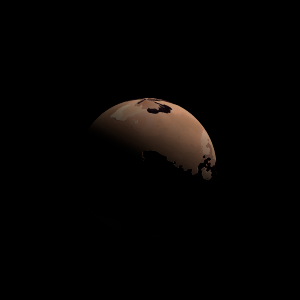 The artist's impression of Kepler-1765 b artist's rendition