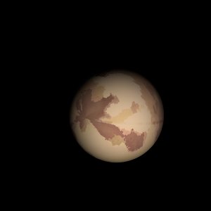The artist's impression of Kepler-1772 b artist's rendition