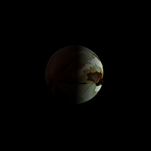 The artist's impression of Kepler-1781 b artist's rendition