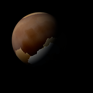 The artist's impression of Kepler-1794 c artist's rendition
