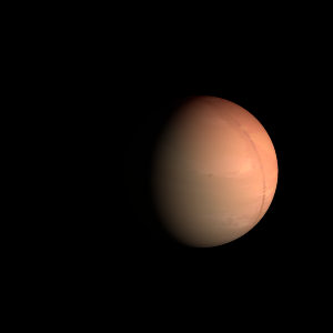 The artist's impression of Kepler-1874 Ab artist's rendition