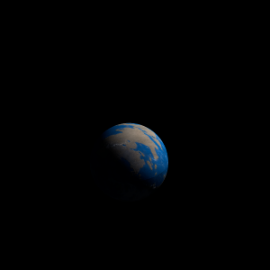 The artist's impression of Kepler-1893 b artist's rendition