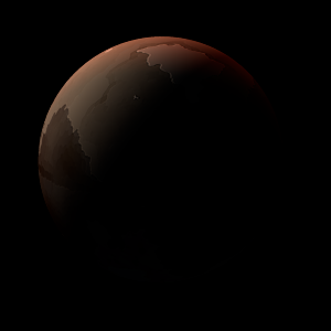 The artist's impression of Kepler-1955 b artist's rendition