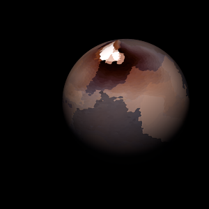 The artist's impression of Kepler-1958 Ab artist's rendition