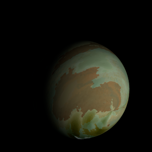 The artist's impression of Kepler-450 Ac artist's rendition