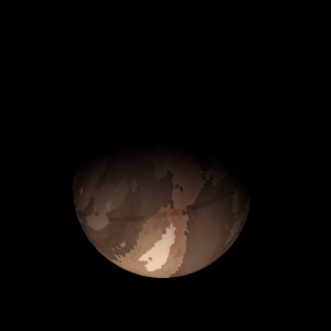 The artist's impression of Kepler-607 c artist's rendition