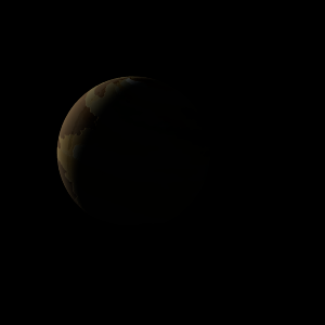 The artist's impression of Kepler-83 Ad artist's rendition