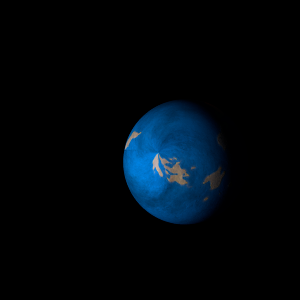 The artist's impression of Kepler-84 Ad artist's rendition