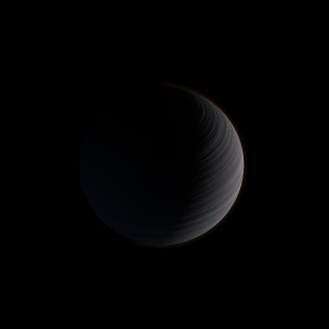 The artist's impression of KMT-2016-BLG-1679 b artist's rendition