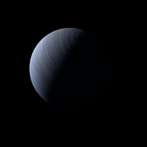 The artist's impression of KMT-2021-BLG-0424 b artist's rendition