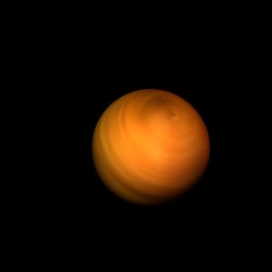 The artist's impression of KMT-2023-BLG-0469 b artist's rendition