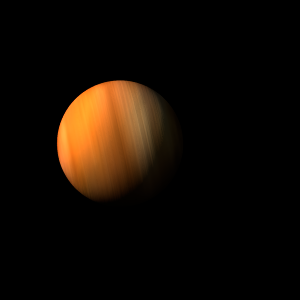 The artist's impression of KMT-2023-BLG-0735 b artist's rendition