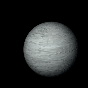 The artist's impression of KMT-2023-BLG-1642 b artist's rendition