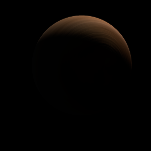 The artist's impression of KMT-2023-BLG-1896 b artist's rendition