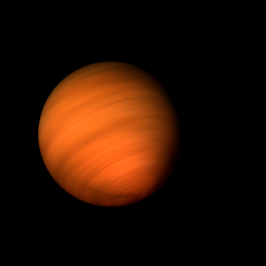 The artist's impression of KMT-2024-BLG-1281 b artist's rendition