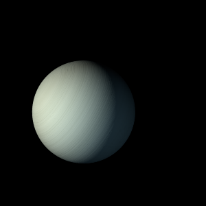 The artist's impression of KMT-2025-BLG-0026 b artist's rendition