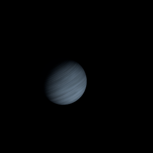 The artist's impression of KMT-2025-BLG-0030 b artist's rendition
