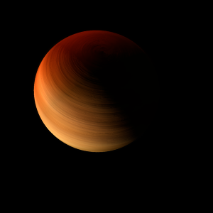 The artist's impression of KMT-2025-BLG-0975L b artist's rendition