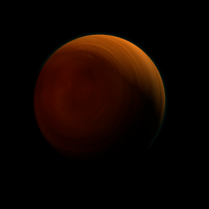 The artist's impression of KMT-2025-BLG-1160L b artist's rendition