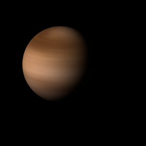 The artist's impression of KPNO-Tau 1 artist's rendition