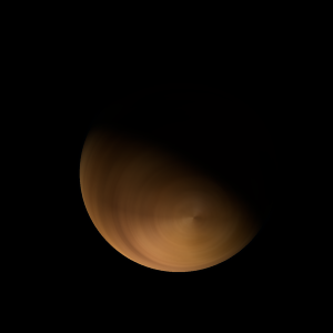 The artist's impression of LEHPM 5083 b artist's rendition