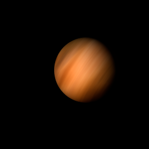 The artist's impression of MOA-2024-BLG-181 b artist's rendition