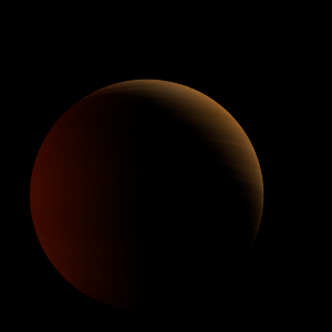 The artist's impression of NGTS-34 b artist's rendition