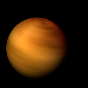 The artist's impression of NLTT 2274 Ab artist's rendition