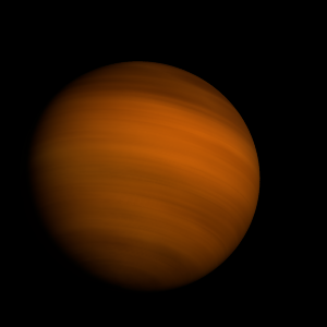 The artist's impression of NLTT 26746 b artist's rendition