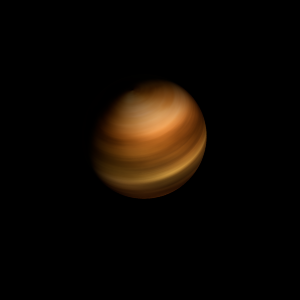The artist's impression of NLTT 31450 b artist's rendition