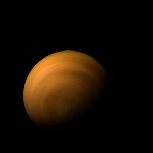 The artist's impression of NSC J0148-0357 b artist's rendition