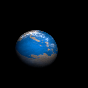 The artist's impression of NSVS 2502726 (AB)b artist's rendition