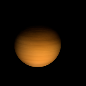 The artist's impression of OGLE-2019-BLG-0551 b artist's rendition