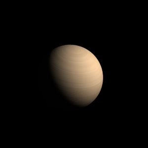 The artist's impression of PSO J060.3+25 artist's rendition