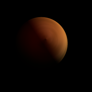 The artist's impression of PSO J237.1-23 artist's rendition