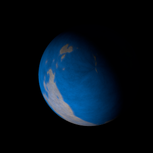 The artist's impression of PSR J1810+1744 b artist's rendition