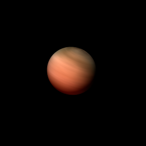 The artist's impression of S Ori 71 artist's rendition