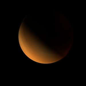 The artist's impression of SDSS J1052+4422 artist's rendition