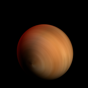 The artist's impression of SDSS J2249+0044 b artist's rendition