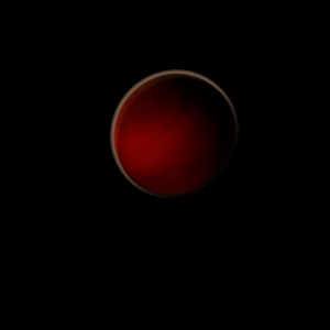 The artist's impression of TIC 165797593 b artist's rendition
